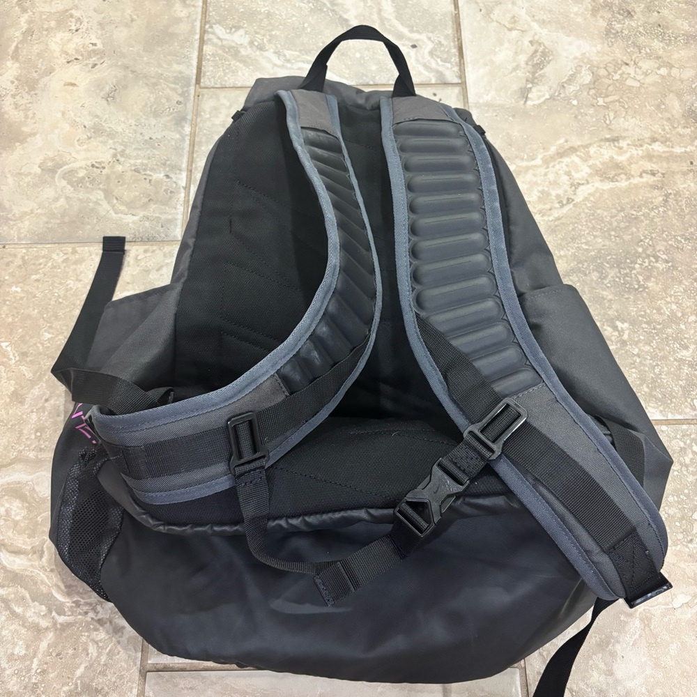 Nike Hoops Elite Max Air Team 2.0 Basketball Backpack Anthracite/Black Pinkfire - Picture 7 of 15